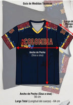 CAMISETA COLOMBIA FLORES
