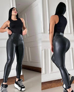 LEGGINGS CUERO PUSH UP