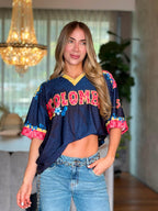 CAMISETA COLOMBIA FLORES